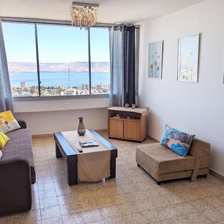 1Bdrm Apt With Panoramic View Of Sea And Mountains 티베리아 외부 사진