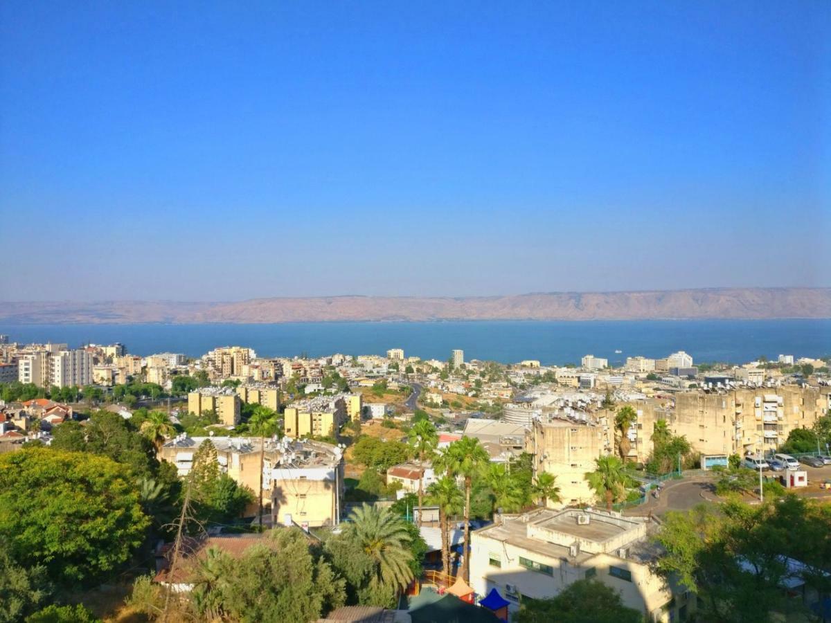 1Bdrm Apt With Panoramic View Of Sea And Mountains 티베리아 외부 사진